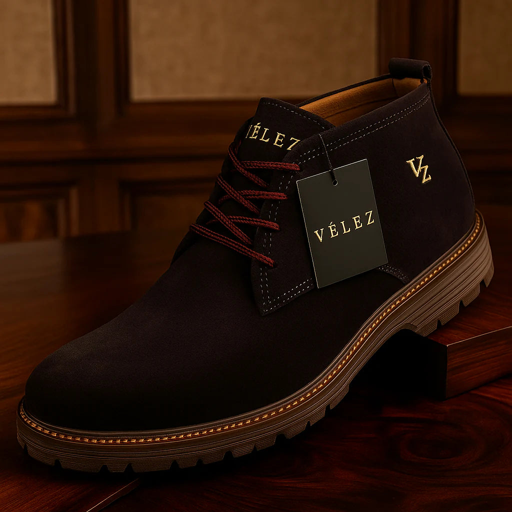 Botin VLZ Clásico De Cuero Genuino